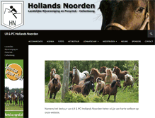 Tablet Screenshot of hollands-noorden.nl